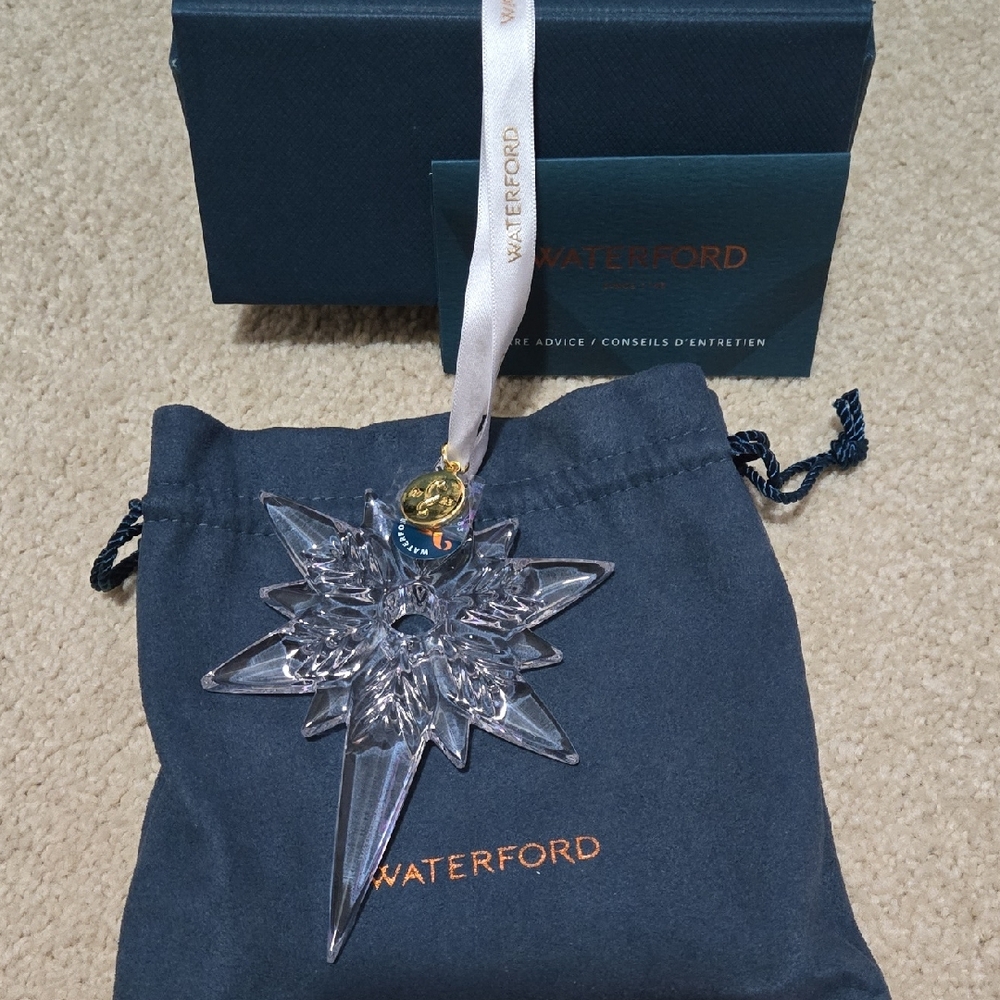 Waterford Crystal 2021 Annual Snowstar Christmas-Holiday Ornament